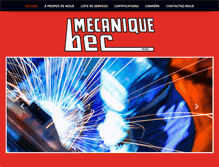 Tablet Screenshot of mecaniquebec.com